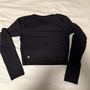 lululemon athletica Classic Black Long Sleeve Tee